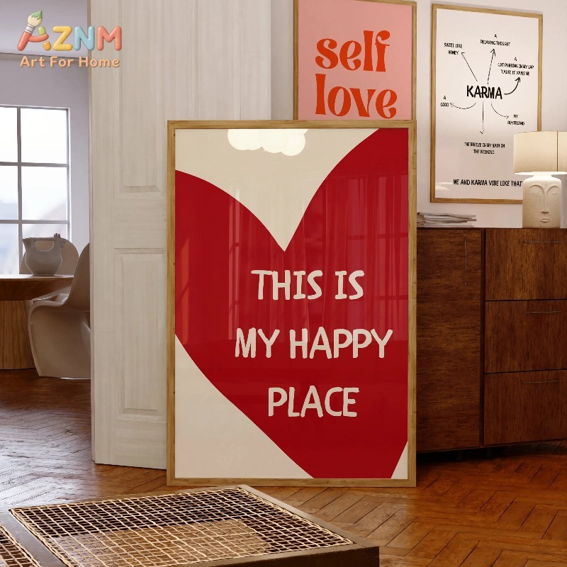Home Decor Minimal - Pôster Artístico 'Este É Meu Lugar