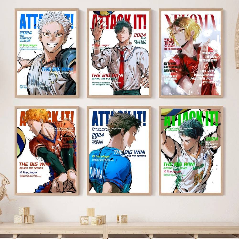 Home Decor Magazine - Anime Haikyuu!! Pôster de Papel de
