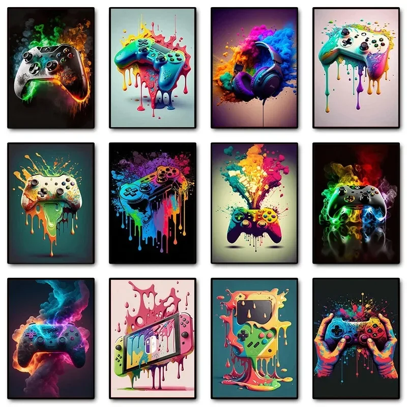 Home Decor Minimal - Arte de Parede Gamer em Estilo