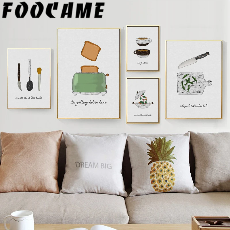 Home Decor Pt - Pôster de Cozinha com Tema de
