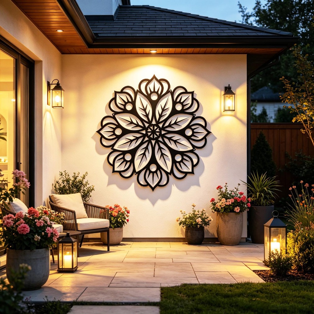 Home Decor Minimal - Arte de parede em metal com