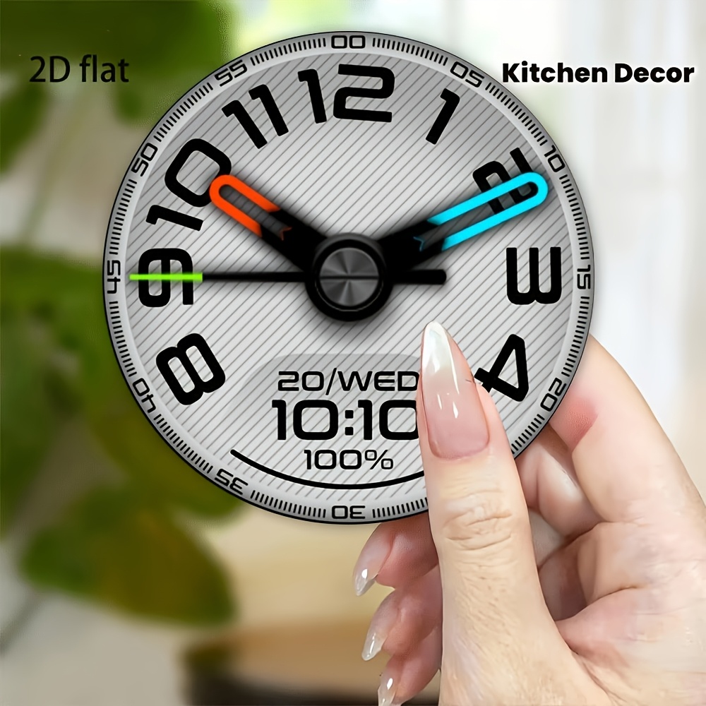 Home Decor Minimal - Relógio criativo de acrílico 2D, ímã