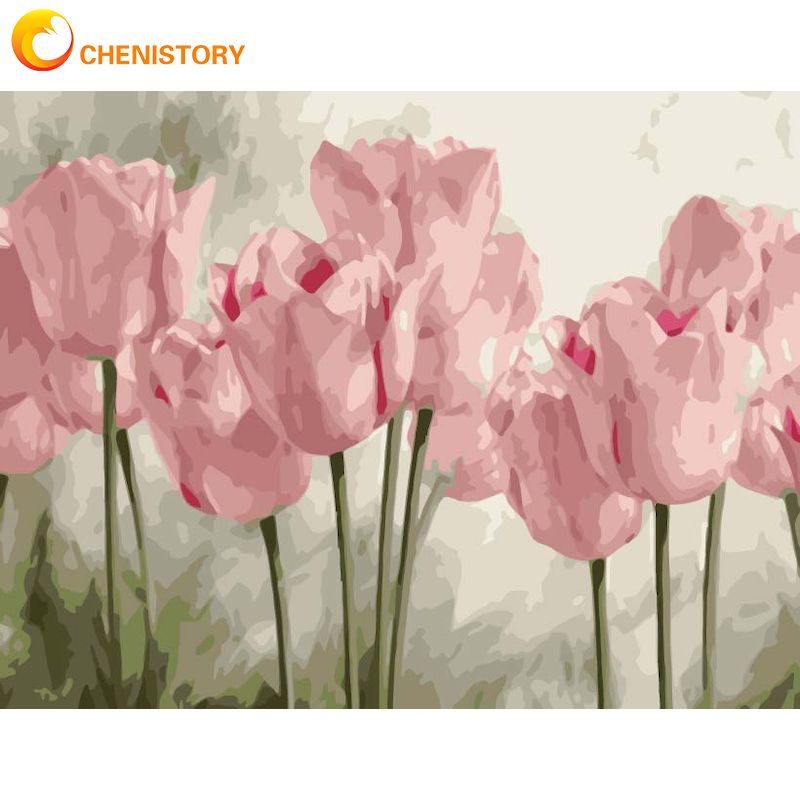 Home Decor Tulip - Chenistory diy 40x50cm pinturas por número