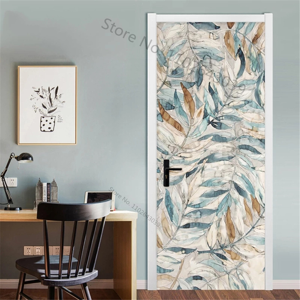 Auto-adesivo verde folhas port - Home Decor On Sale avaliação e preço