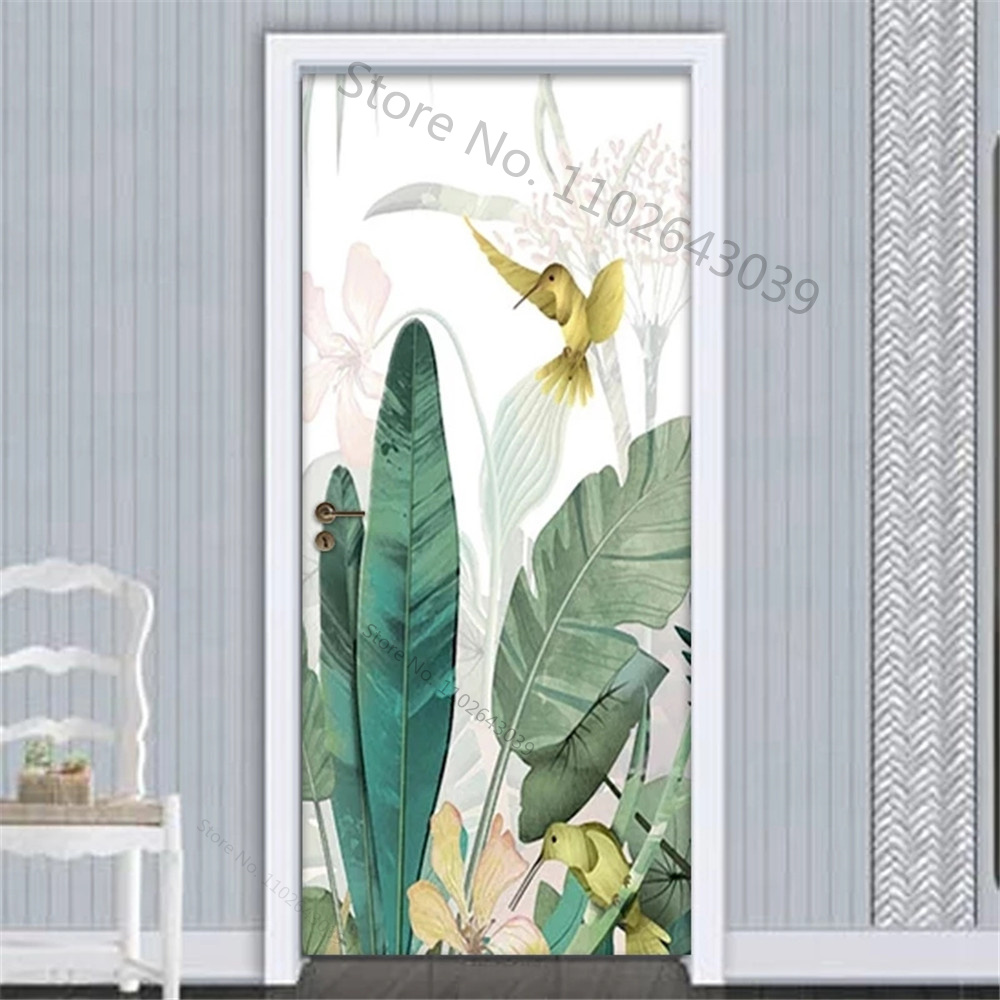 Auto-adesivo verde folhas port - Home Decor On Sale avaliação e preço