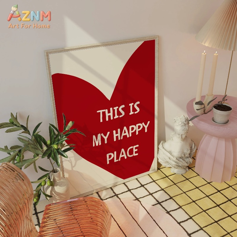 Pôster Artístico 'Este É Meu L - Home Decor Minimal avaliação e preço