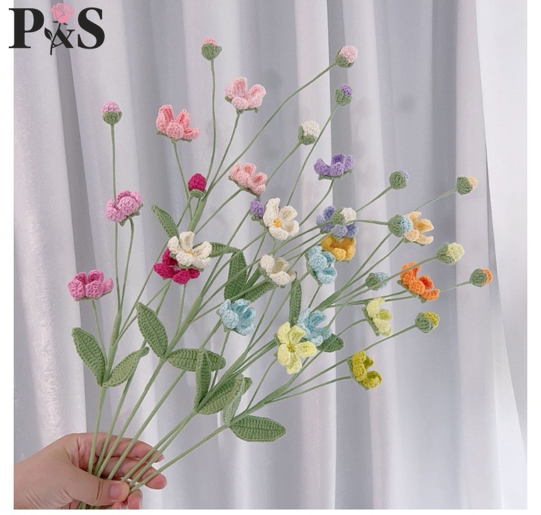 Flor de crochê artesanal andro - Home Decor Tulip avaliação e preço