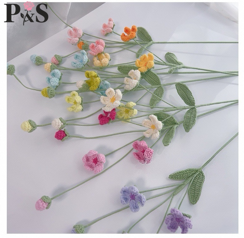 Flor de crochê artesanal andro - Home Decor Tulip avaliação e preço