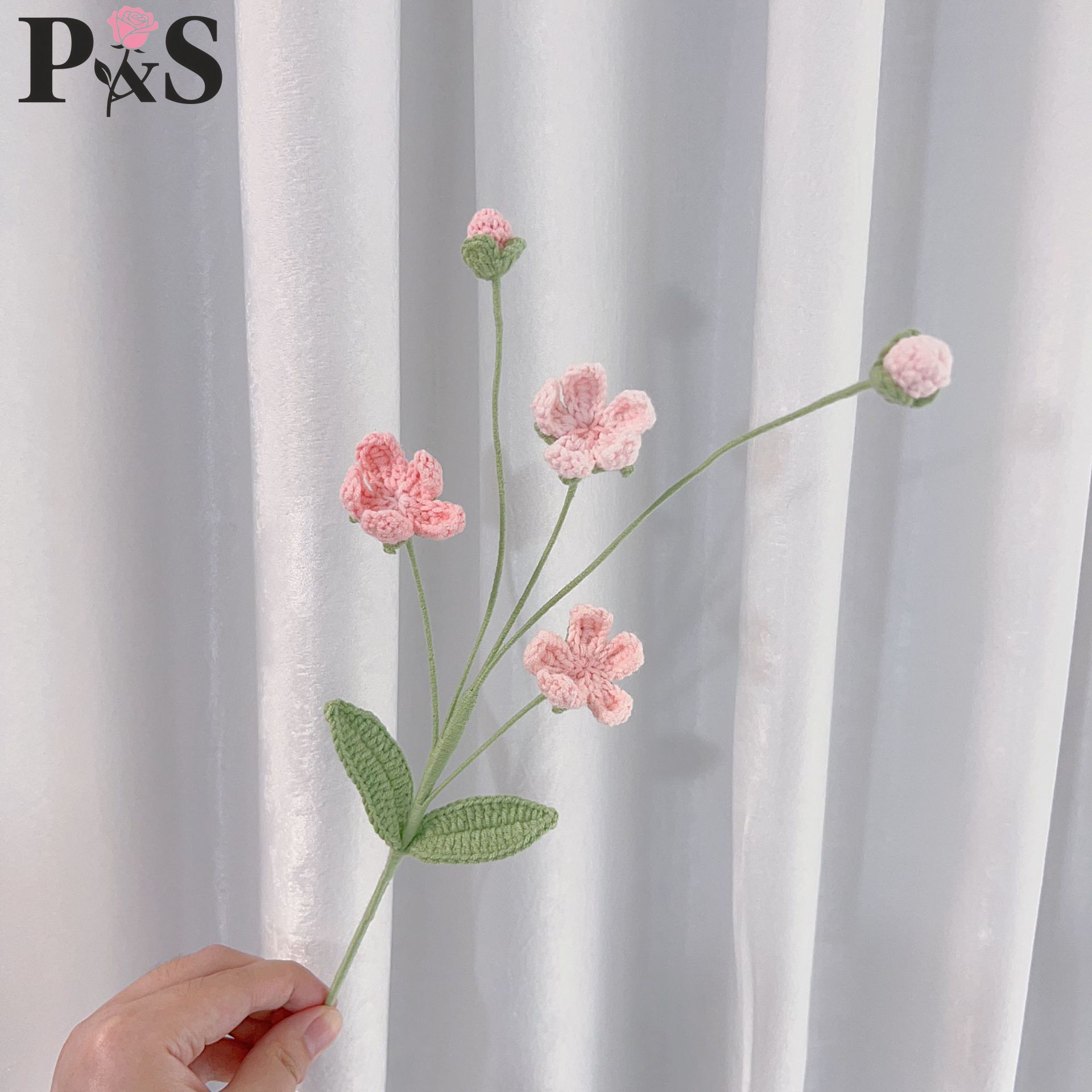 Flor de crochê artesanal andro - Home Decor Tulip avaliação e preço