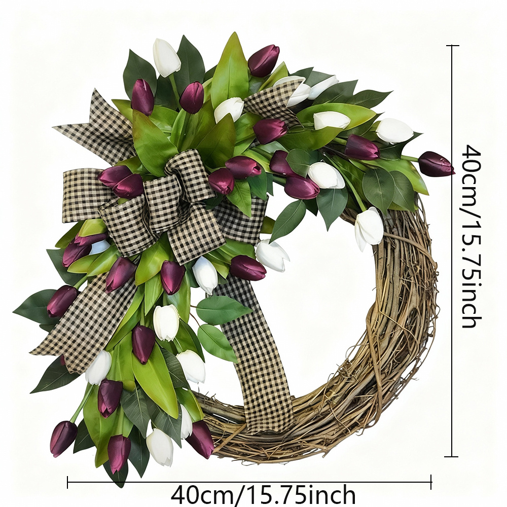 Guirlanda de Tulipas de Primav - Home Decor Tulip avaliação e preço