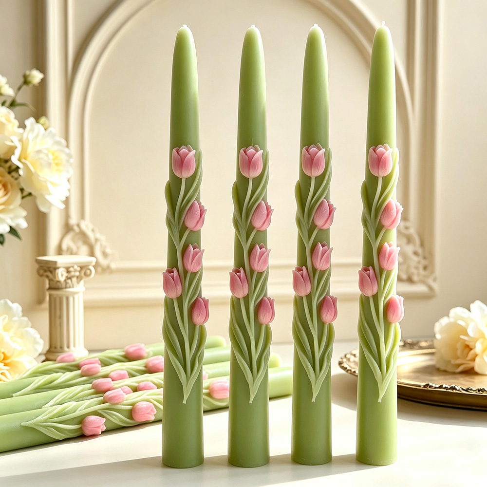 Molde de Silicone para Vela Cô - Home Decor Tulip avaliação e preço