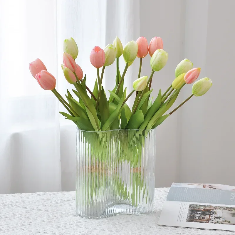 Tulipa Artificial Tátil Flor D - Home Decor Tulip avaliação e preço