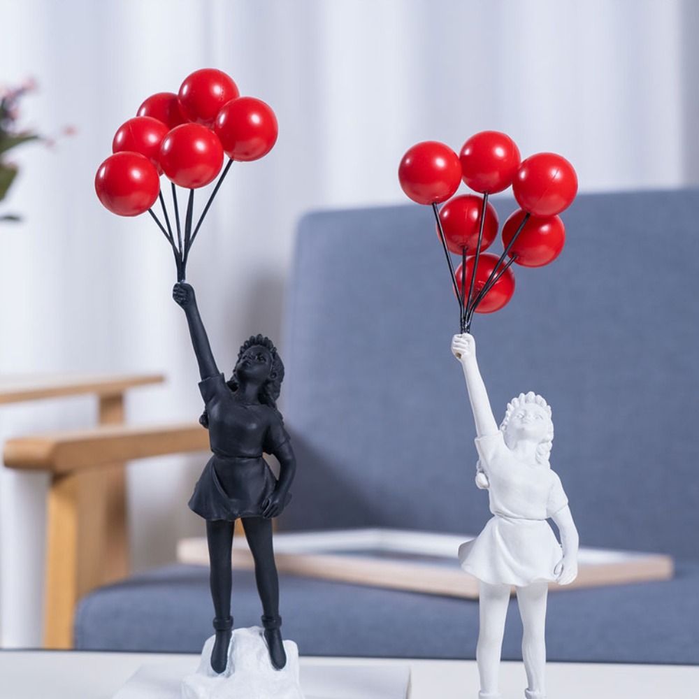 Resina Banksy Figurines para I - Home Decor On Sale avaliação e preço