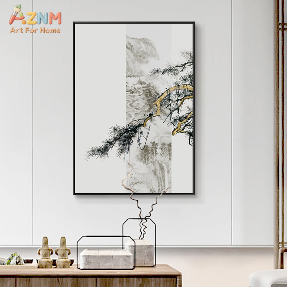 AZNM Arte de Parede em Tela co - Home Decor Minimal avaliação e preço