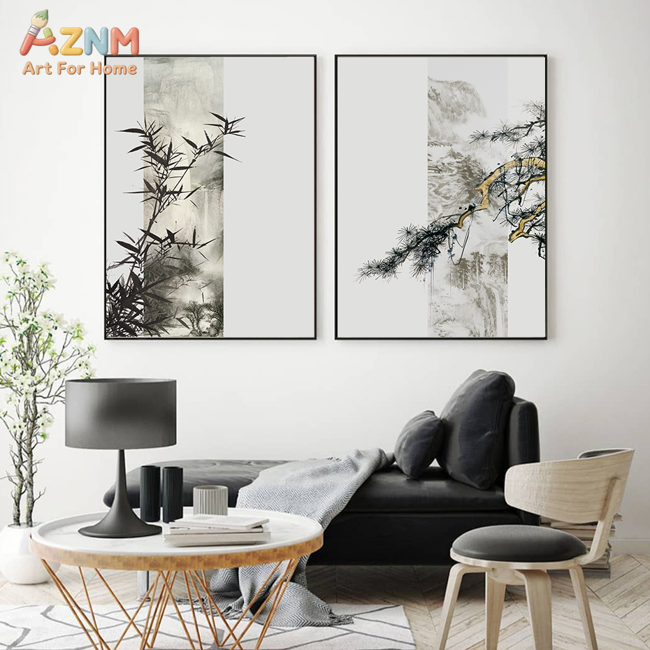 AZNM Arte de Parede em Tela co - Home Decor Minimal avaliação e preço