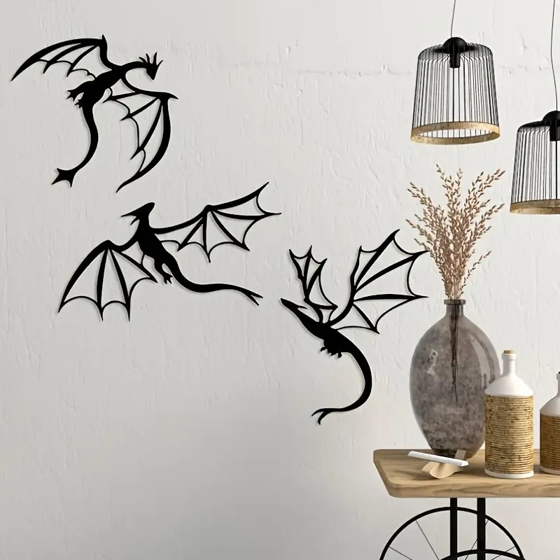 Arte de Parede em Metal Dragão - Home Decor Enthusiast avaliação e preço