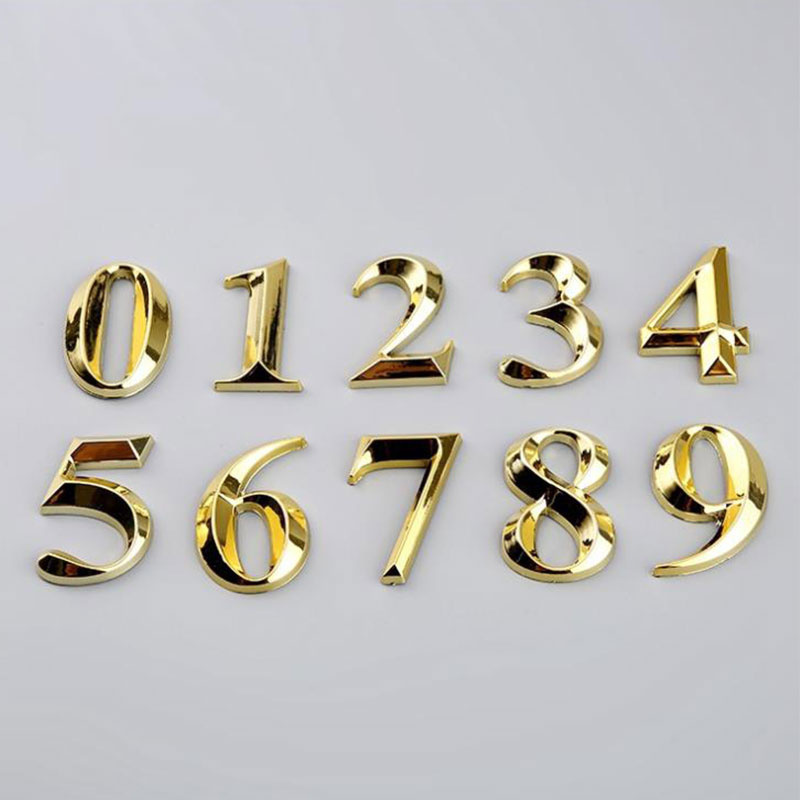 Golden Home Address Door Label - Home Decor On Sale avaliação e preço