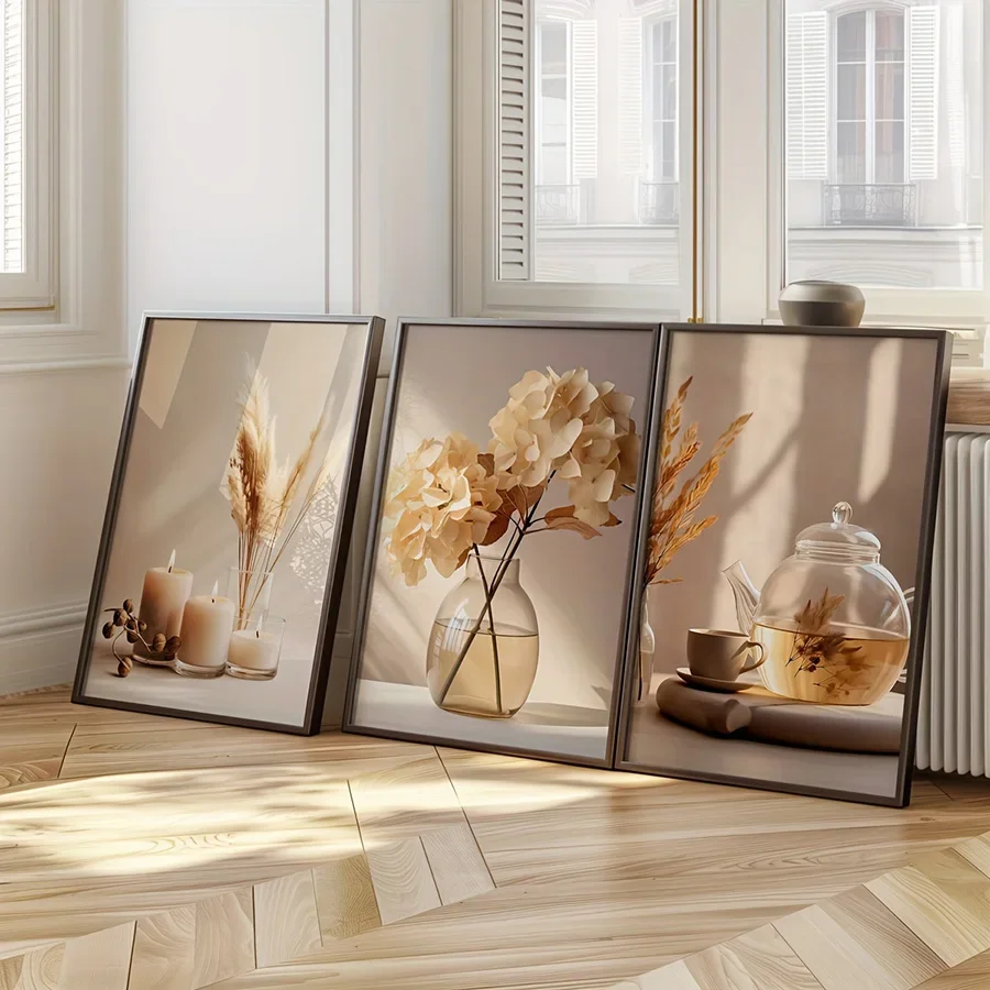 Minimalista flores bege modern - Home Decor Minimal avaliação e preço