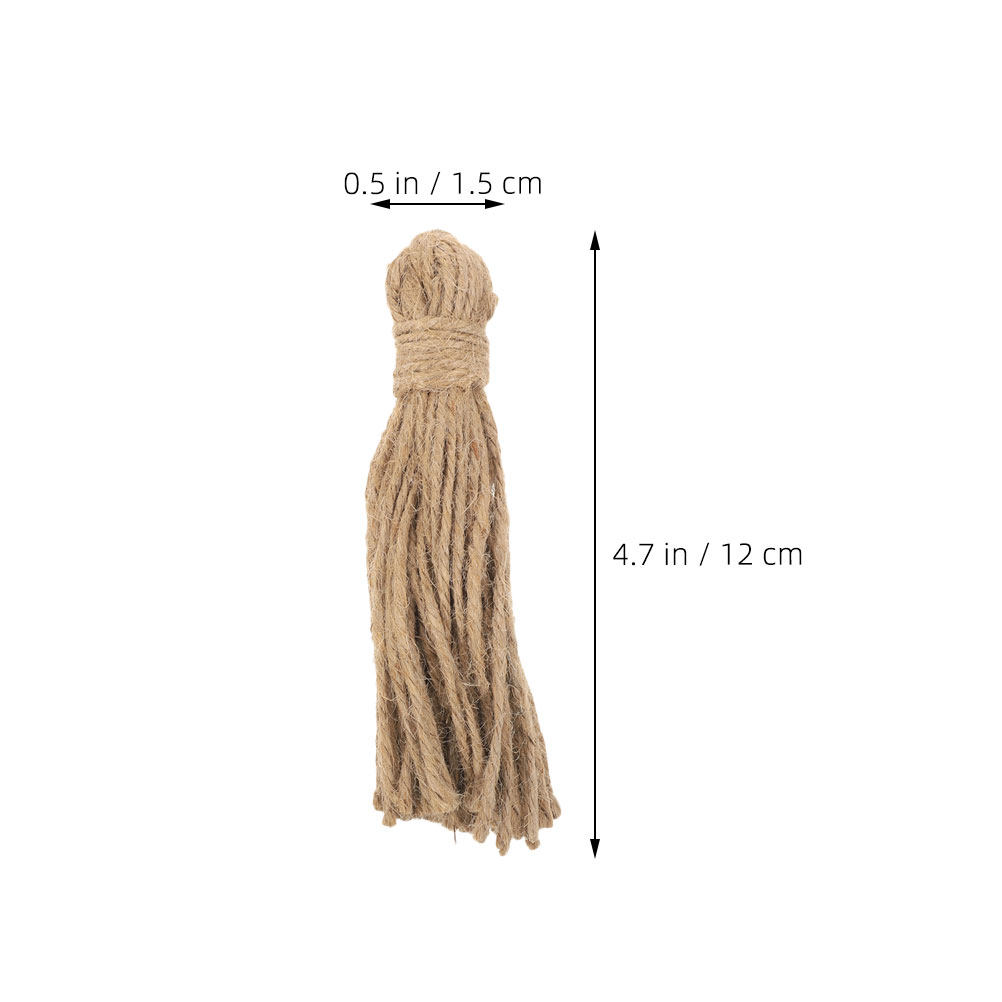 30 Peças de Franjas de Juta pa - Home Decor Garland avaliação e preço