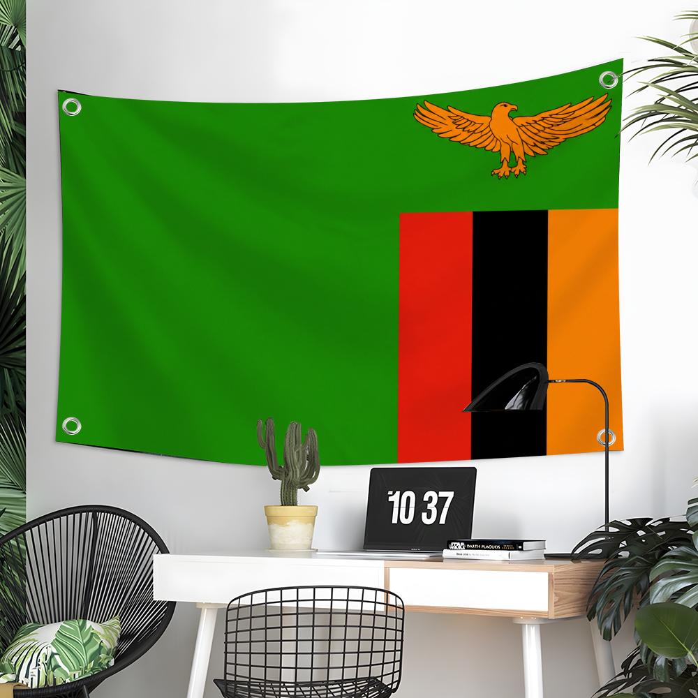 Bandeira da Zâmbia personaliza - Home Decor Zambia avaliação e preço