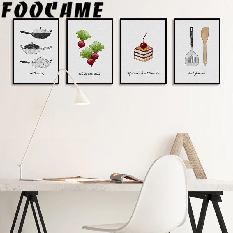 Pôster de Cozinha com Tema de  - Home Decor Pt avaliação e preço