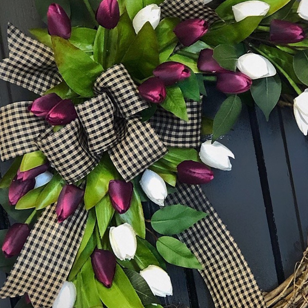 Guirlanda de Tulipas Artificia - Home Decor Tulip avaliação e preço