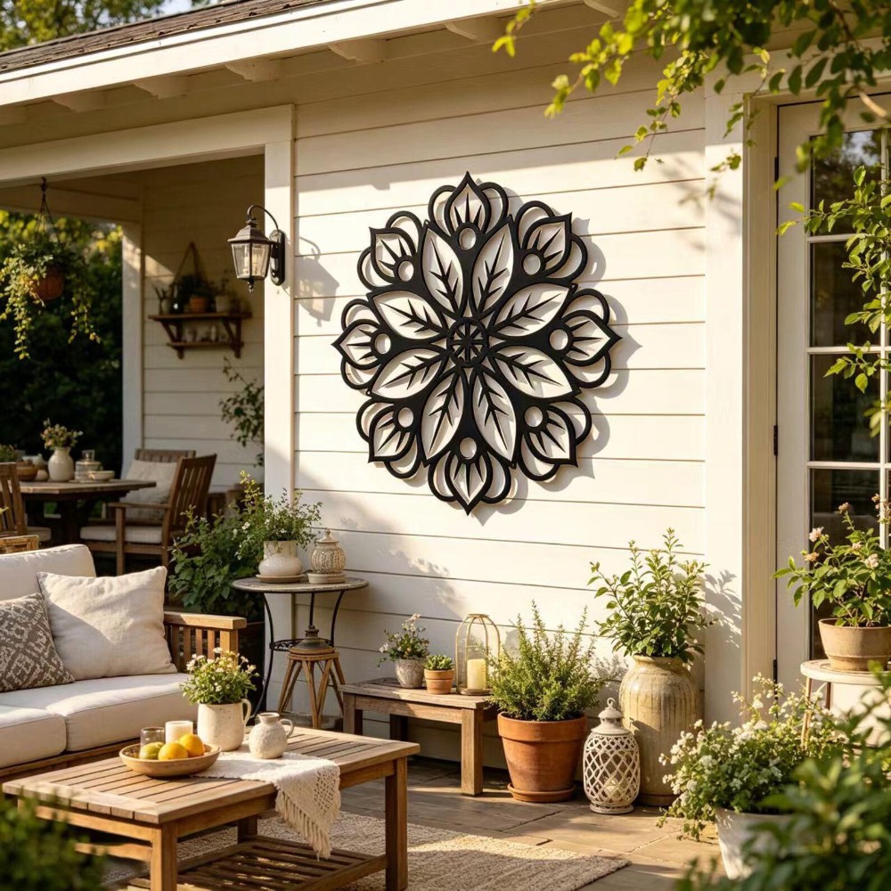 Arte de parede em metal com ma - Home Decor Minimal avaliação e preço