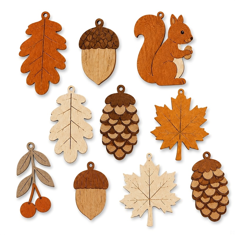 Guirlanda de Madeira de Outono - Home Decor Garland avaliação e preço