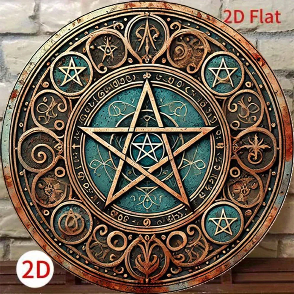 Sinal de metal pentagrama wicc - Home Decor Enthusiast avaliação e preço