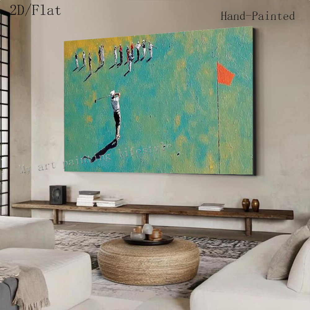 Pintura a óleo abstrata 100% f - Home Decor Enthusiast avaliação e preço