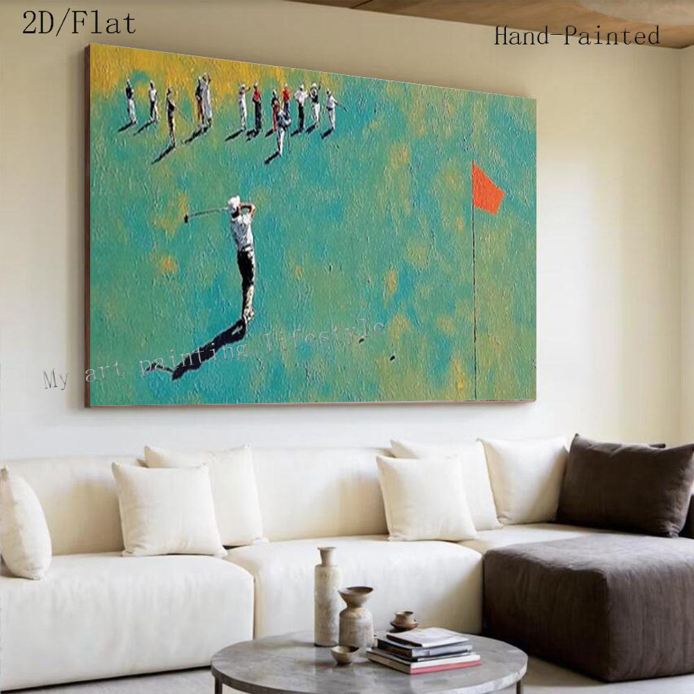 Pintura a óleo abstrata 100% f - Home Decor Enthusiast avaliação e preço