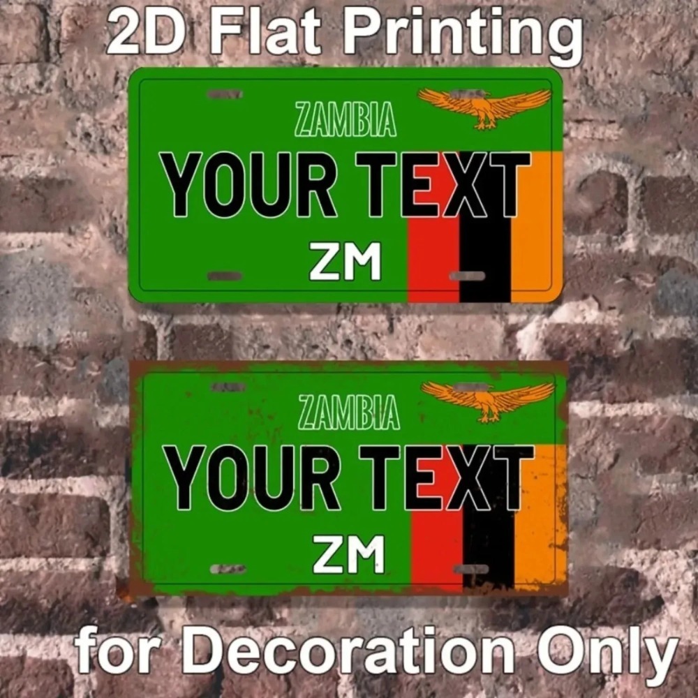 Placa de Alumínio Personalizad - Home Decor Zambia avaliação e preço